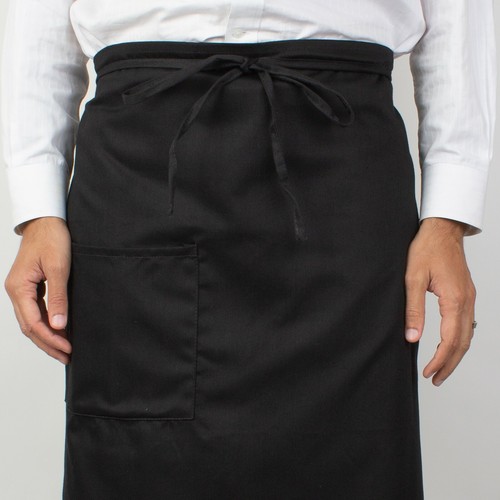 Bistro Apron 12 Pack, 2 Patch Pockets, 33x30in, Poly/Cotton, Adjustable Straps - Picture 41 of 69