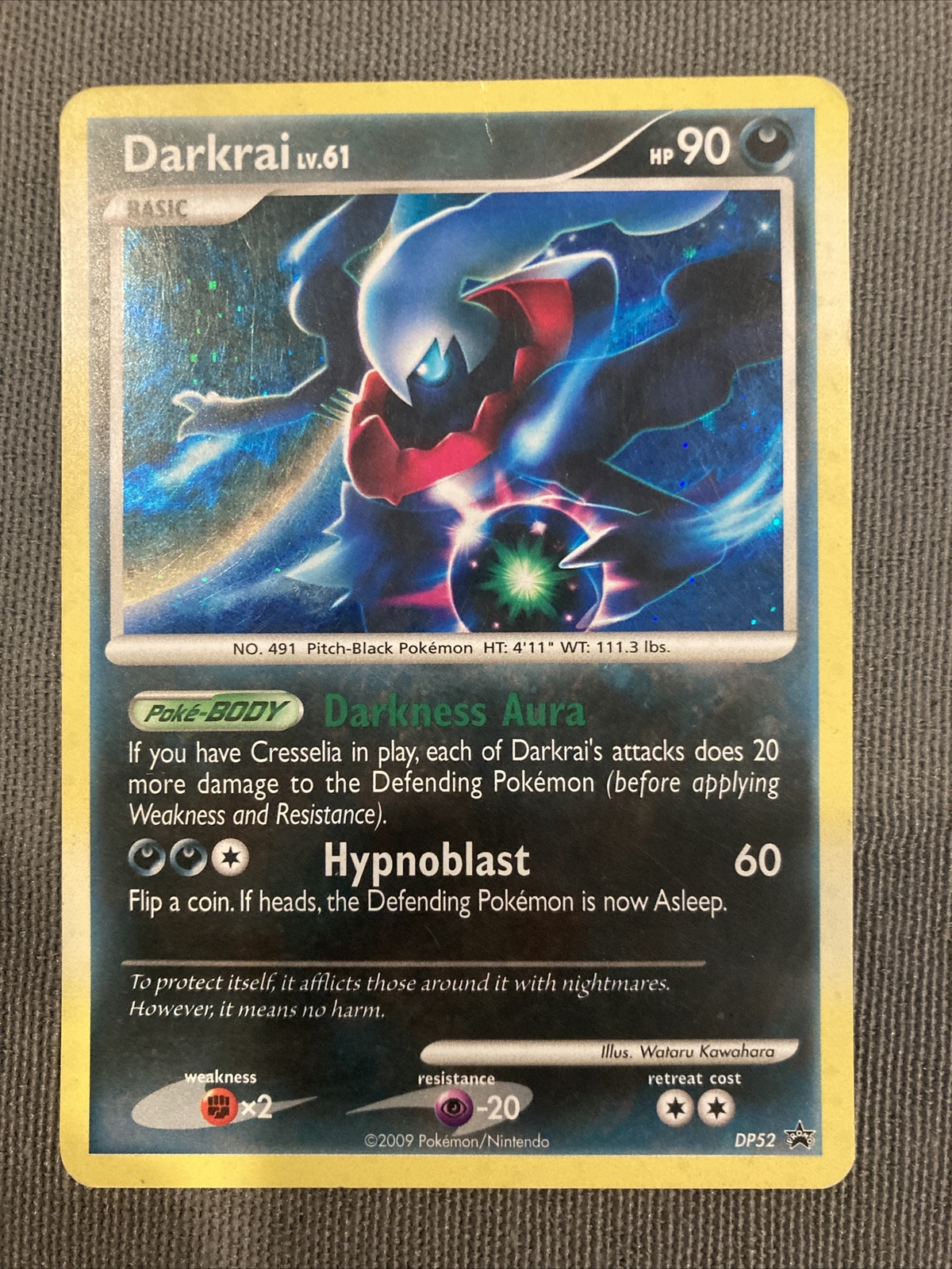 Pokémon TCG Darkrai DP Black Star Promotional DP52 Holo Promo