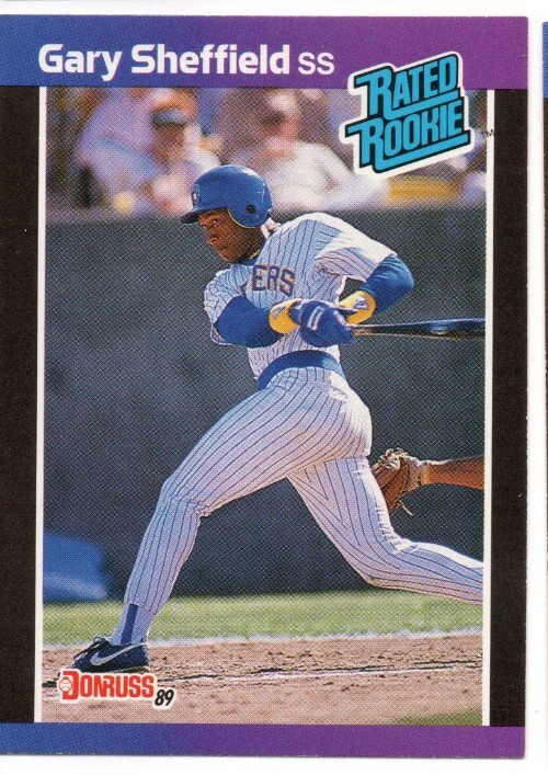 1989 Donruss Gary Sheffield - Rated Rookie #31 - Brewers