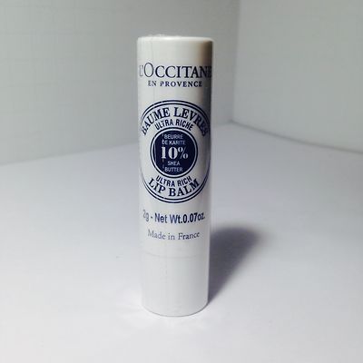 L'occitane SHEA BUTTER ULTRA RICH LIP BALM 0.07oz/2g New Sealed