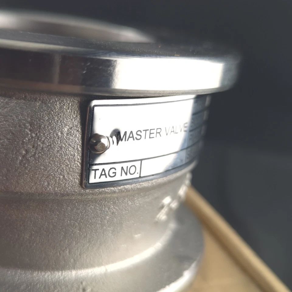 Válvula maestra genuina DVC-100 tipo oblea válvula de retención 2" CF8M cuerpo asiento de metal 150# Foto 2 de 4