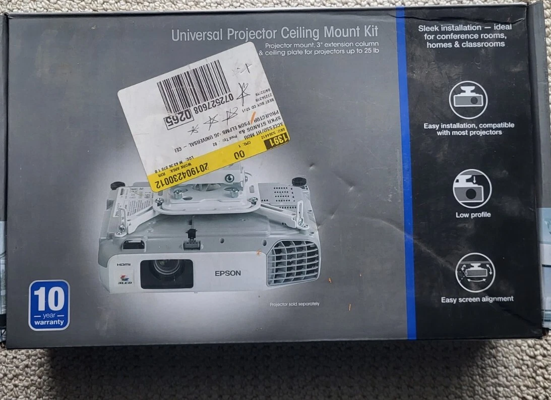 Epson Universal Projector Ceiling Mount Installation Shelly Lighting