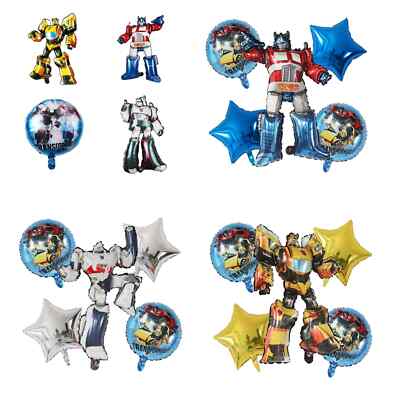 Transformers Folienballon Bumblebee Optimus Autos Roboter Ballons Junge Party