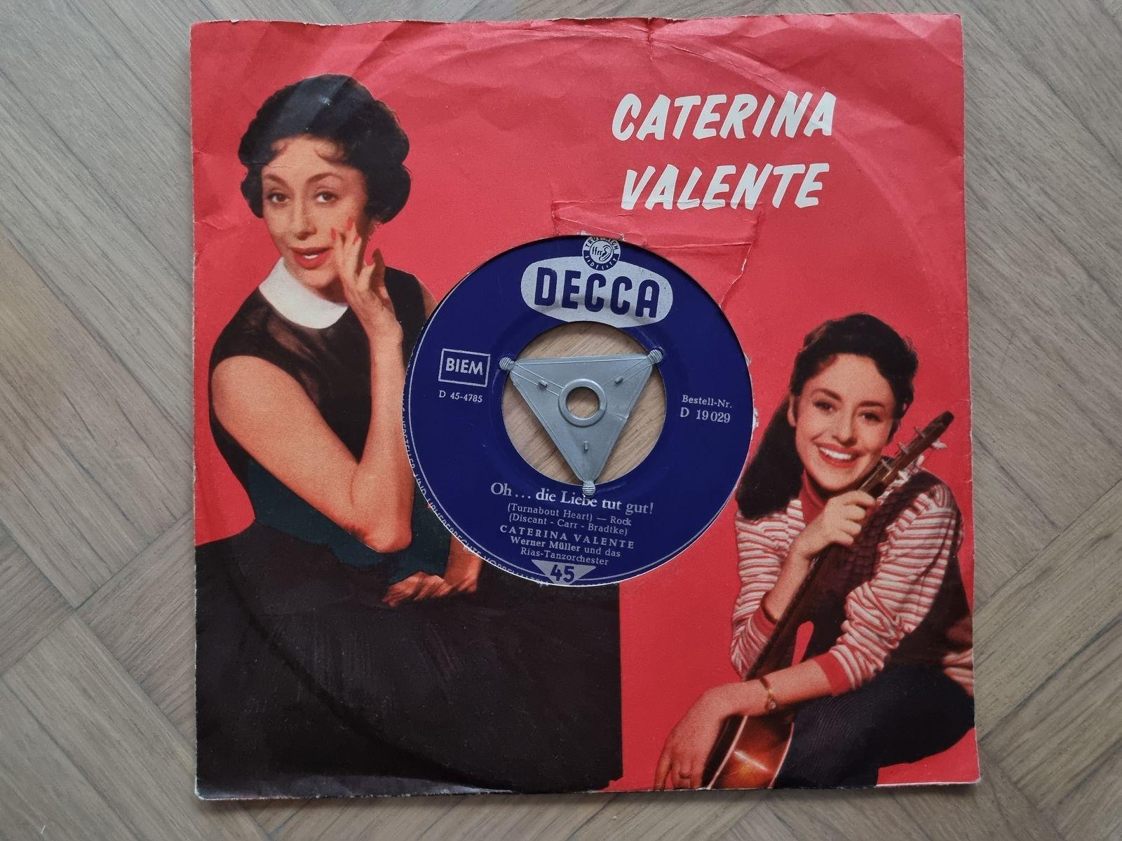 7"" Single Caterina Valente - Oh die Liebe tut gut! Vinyl Germany