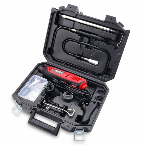 Heavy Duty 200W Rotary Tool Set Grinder Sander Polisher Flex Shaft Multi Acces. - Picture 11 of 12