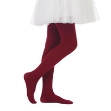 Girls Semi-Opaque Tights 50 Den 11-13 Wine Red