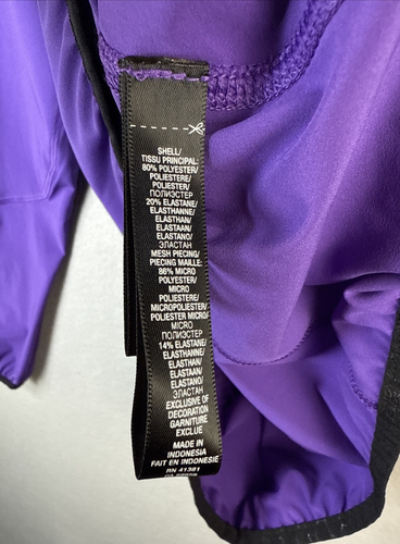 RLX Ralph Lauren Windbreaker Womens Size XS Purple Long Sleeve Top Pocket Golf - Picture 10 of 12
