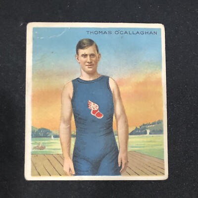 1910 T-218 Mecca Cigarettes Champion Athlete Tobacco Thomas O'Callaghan Diver
