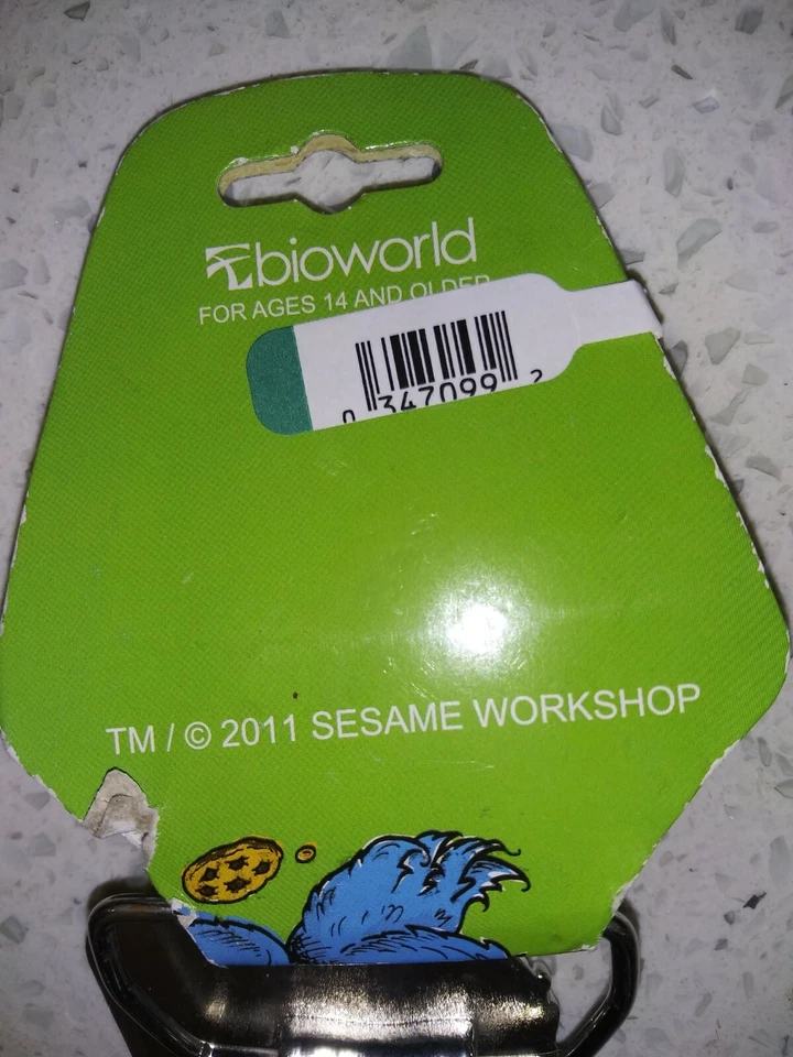 Sesame Street Sign And Face Belt Buckle [Apparel] NEW  - Image 2 of 4