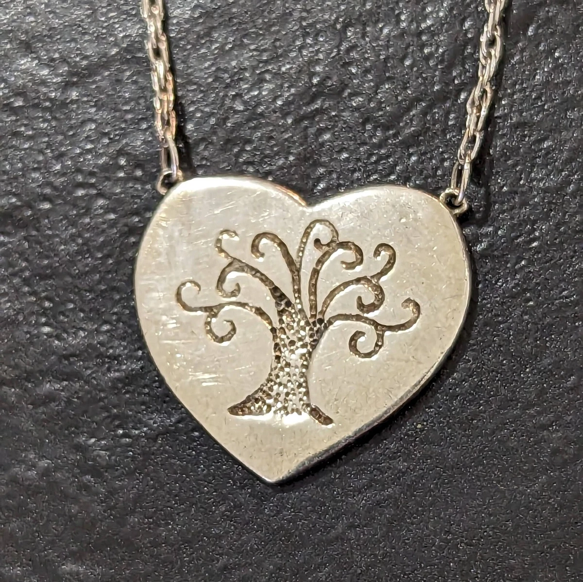 Family tree heart necklace sale