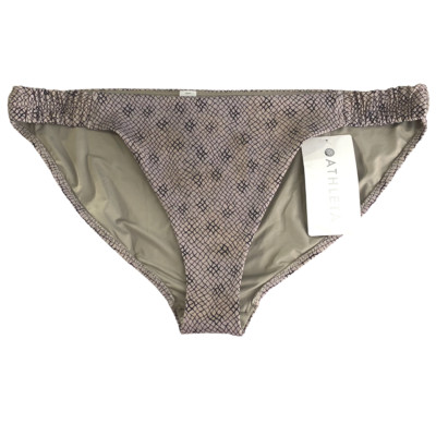 Athleta Sculpted Capri Bikini Swim Bottom XL Printed Multicolored NWT SW-1303