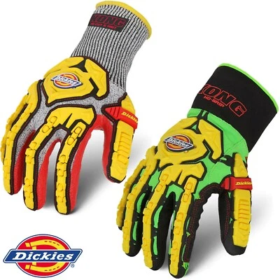 Dickies Arbeitshandschuhe Handschuhe Profi Schnitt Schutz Super Grip Quad Cross
