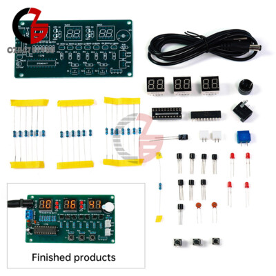 6-bit LED Digital Electronic Clock DIY Kit 51 Microcontroller Circuit Board Kit