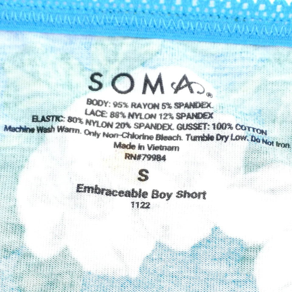 Pantalón Corto Soma Intimates Embraceable Signature Lace Boy ~ Cascadingmagnolias ~ Nuevo con Etiquetas Foto 3 de 4