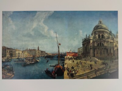 Canaletto Venedig Vintage Kunstdrucke Italienisch Giovanni Antonio Kanal 18. Jahrhundert 