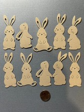 10 Bunnies / Scrapbooking Paper Embellishment