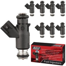 MACAX Set of 8 Fuel Injectors 12613412 FJ1089 Replacement Compatible with GMC Si