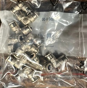 Misting System Quick Connect Stainless Steel 1/4 Elbow Fitting Bag Of 10