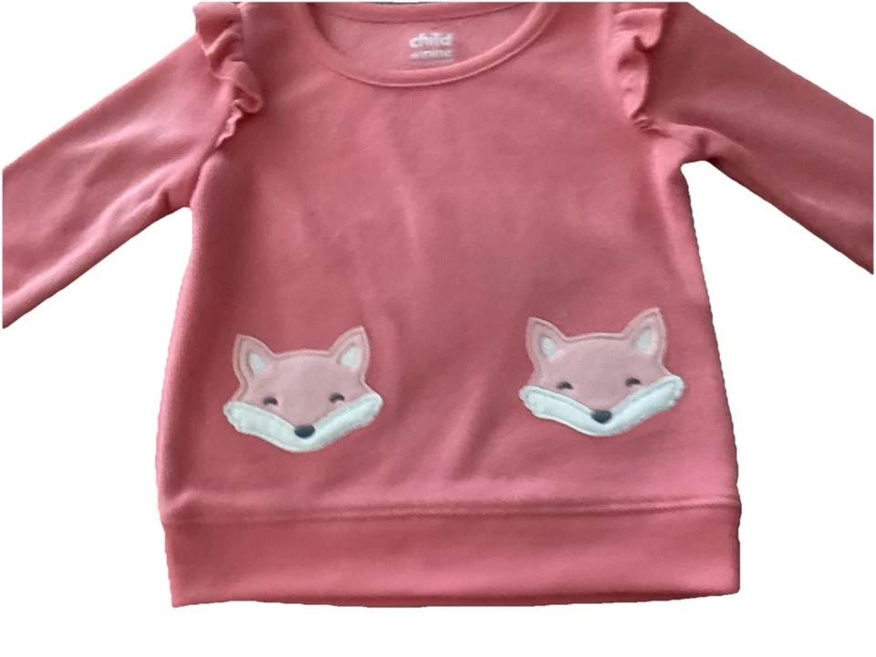 Top polar para bebé niña, volantes, niño mío, leggings estampados, 6-9 meses, nuevo sin etiquetas Foto 2 de 4