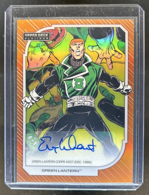 2026 Upper Deck Platinum DC Comics Green Lantern Guy Gardner Auto Orange #/25