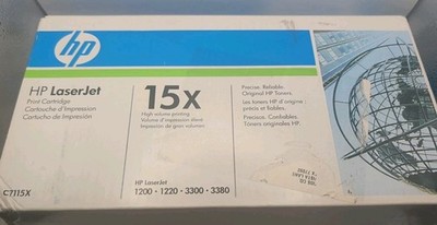 GENUINE HP 15x- LASERJET PRINT CARTRIDGE-NEW SEALED BAG