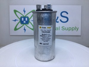 Titan Pro TRCFD355 35+5mfd +/-5% 440/370VAC 60/50Hz Capacitor