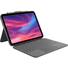 Logitech Core Combo Touch Backlit Keyboard Case for iPad in Oxford Gray - 920-01