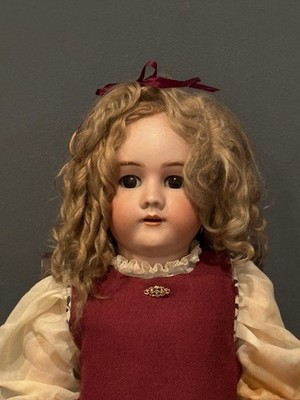 Authentic Antique 33  Handwerck Simon Halbig #69 Size 7 Bisque Head Doll