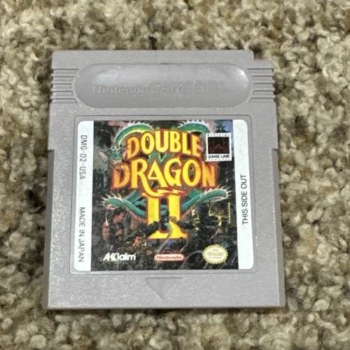 Double Dragon II 2 Nintendo Game Boy - Tested
