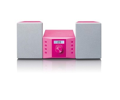 Lenco MC-013PK Stereo System - Compact for Children - regular, pink