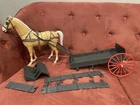 Vintage Marx Johnny West Buckboard Wagon Thunderbolt Horse Harness Set Parts