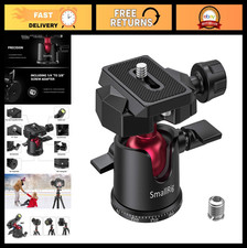 Mini Ball Head Tripod Camera 360  Panoramic, Quick Release Plate, Metal Joint, 4