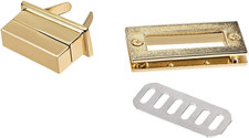 2 Sets Rectangular Purses Twist Lock 44mm X 22mm Clutches Closures for DIY Ba...