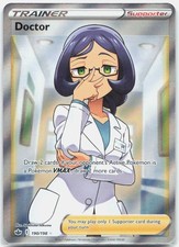 Doctor (Full Art) Holo Ultra Rare SWSH06: Chilling Reign 190/198 NM on eBay