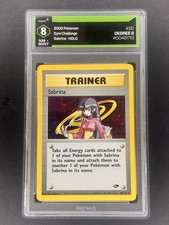 Sabrina 20/132 Gym Challenge Holo Degree Grading NM-Mint 8 on eBay