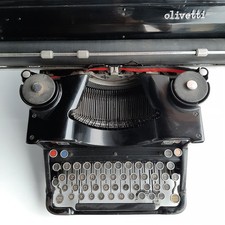 Macchina da scrivere Olivetti M40 – Prima Serie – Carrello Lungo – AZERTY '30