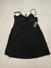 Wild Fable Black Mini Dress Modern Classic Adjustable - Womens S
