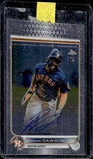 2022 Topps Chrome Ronnie Dawson Auto Autograph RC #RA-RDA Astros Rookie