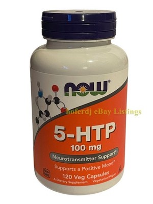 NOW Foods 5-HTP 100 mg Neurotransmitter Support Hydroxytryptophan 120 Count