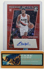 2023-24 Optic Choice - RAYAN RUPERT #ROA-RUP- Red Rookie Optics Autograph