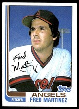 Fred Martinez 1982 Topps #659 Angels MLB READ FREE SHIPPING AutographDen
