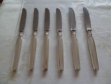 Wilkens Martin "Claudia" 6 Messer 90er Silberauflage 50er Jahre VINTAGE
