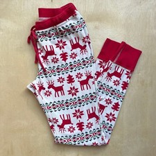 Hanna Andersson Red Deer Holiday Pajama Pants Women s XS