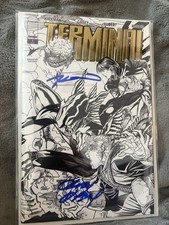 Product Image: Terminal #1 Convention Exclusive Signed Andy Kubert & Robert Kirkman hand # 908