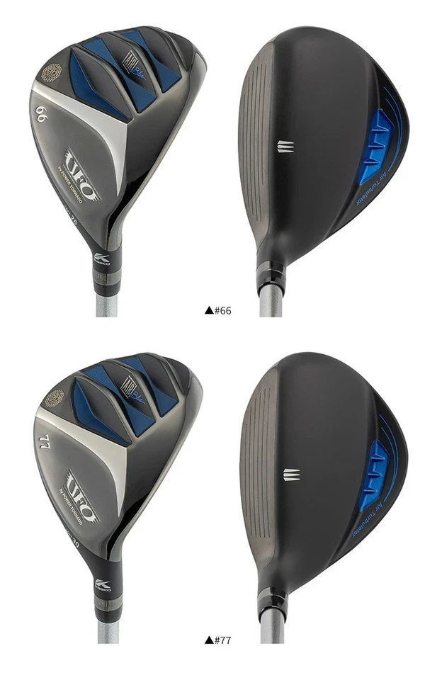 Kasco UFO AIR UT Utility Hybrid 5pcs Set #77~AA R-Flex Falconshaft AIR UT Carbon - Image 2 of 4