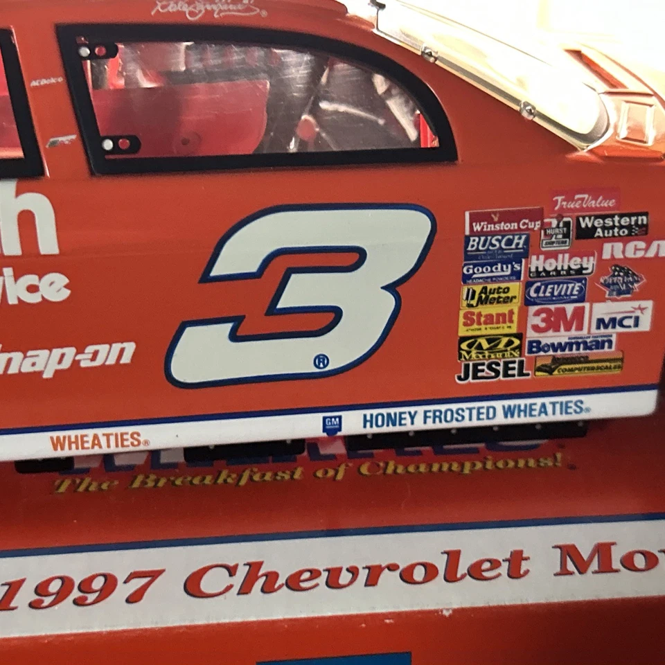 XRARE 1:18 Dale Earnhardt #3 WHEATIES 1997 SUPER SPEEDWAY DESIGN DieCast NASCAR - Image 4 of 4