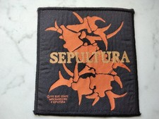 SEPULTURA  Patch Original 1991 BLUE GRAPE Vin...