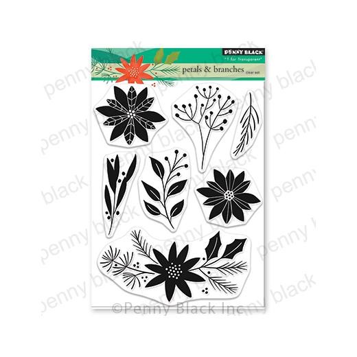 Penny Black Clear Stamps - Petals & Branches 30-866