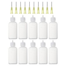 10Pcs 50ml Precision Applicator Bottles Needle Tip Squeeze Bottle Small Squeeze