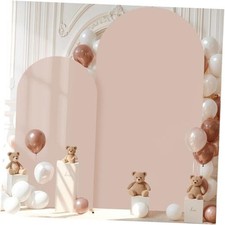 Arch Backdrop Covers - 7.2FT, 6FT Spandex Fitted Wedding Arch 7.2FT,6FT Nude